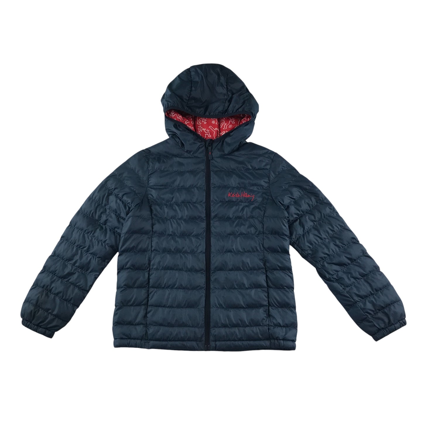UNIQLO x Keith Haring jacket 10-11 years navy puffer