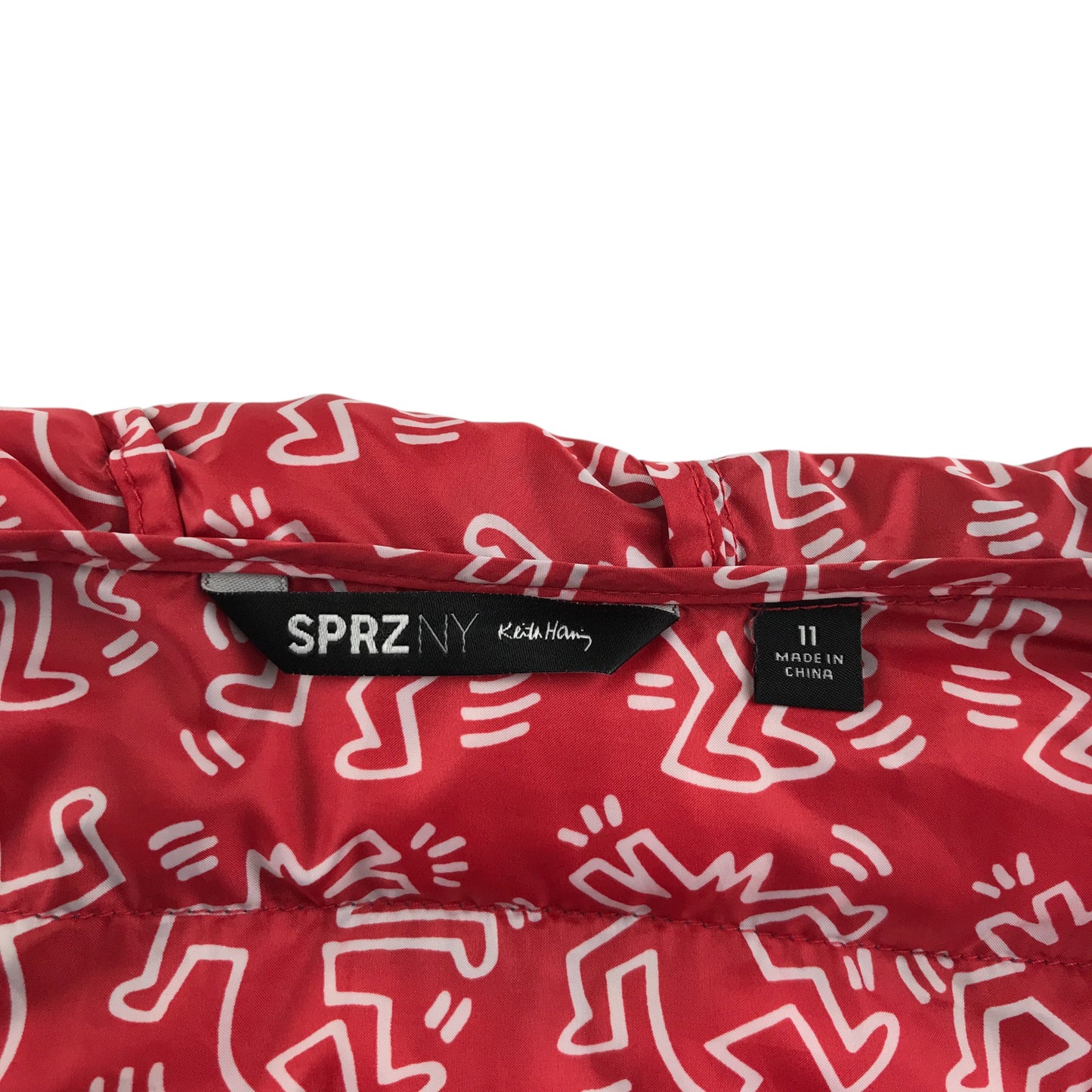 UNIQLO x Keith Haring jacket 10-11 years navy puffer