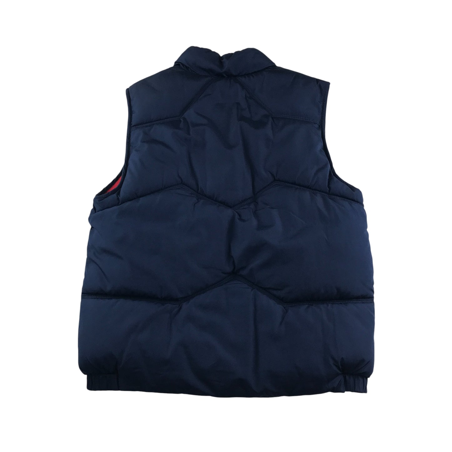 Debenhams Gilet 9-10 years navy puffer style with raised collar