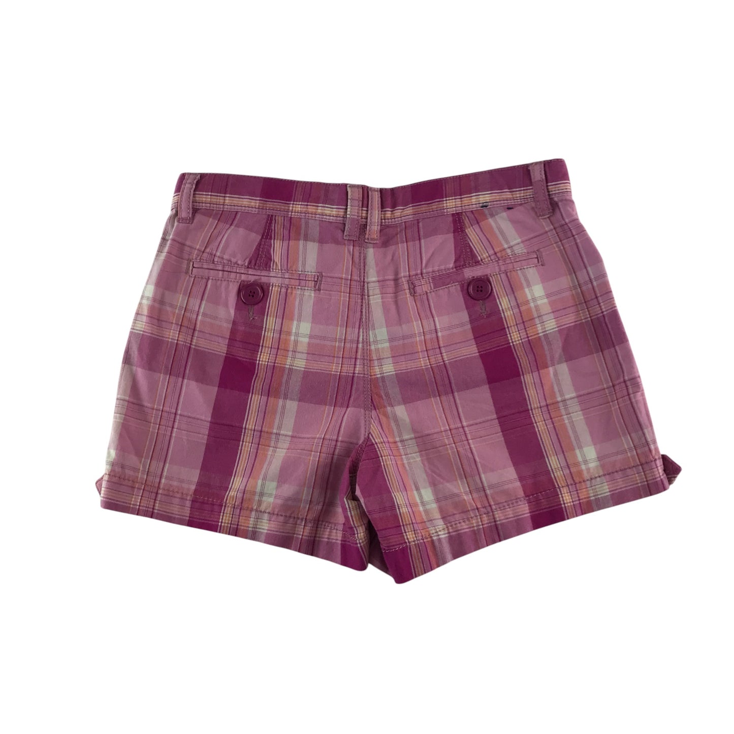GAP shorts 11-12 years pink checked cotton
