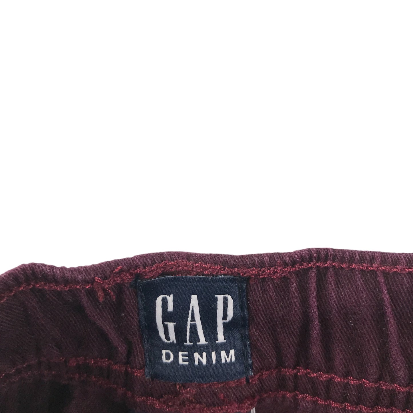 GAP shorts 11-12 years burgundy elasticated with white draw strings