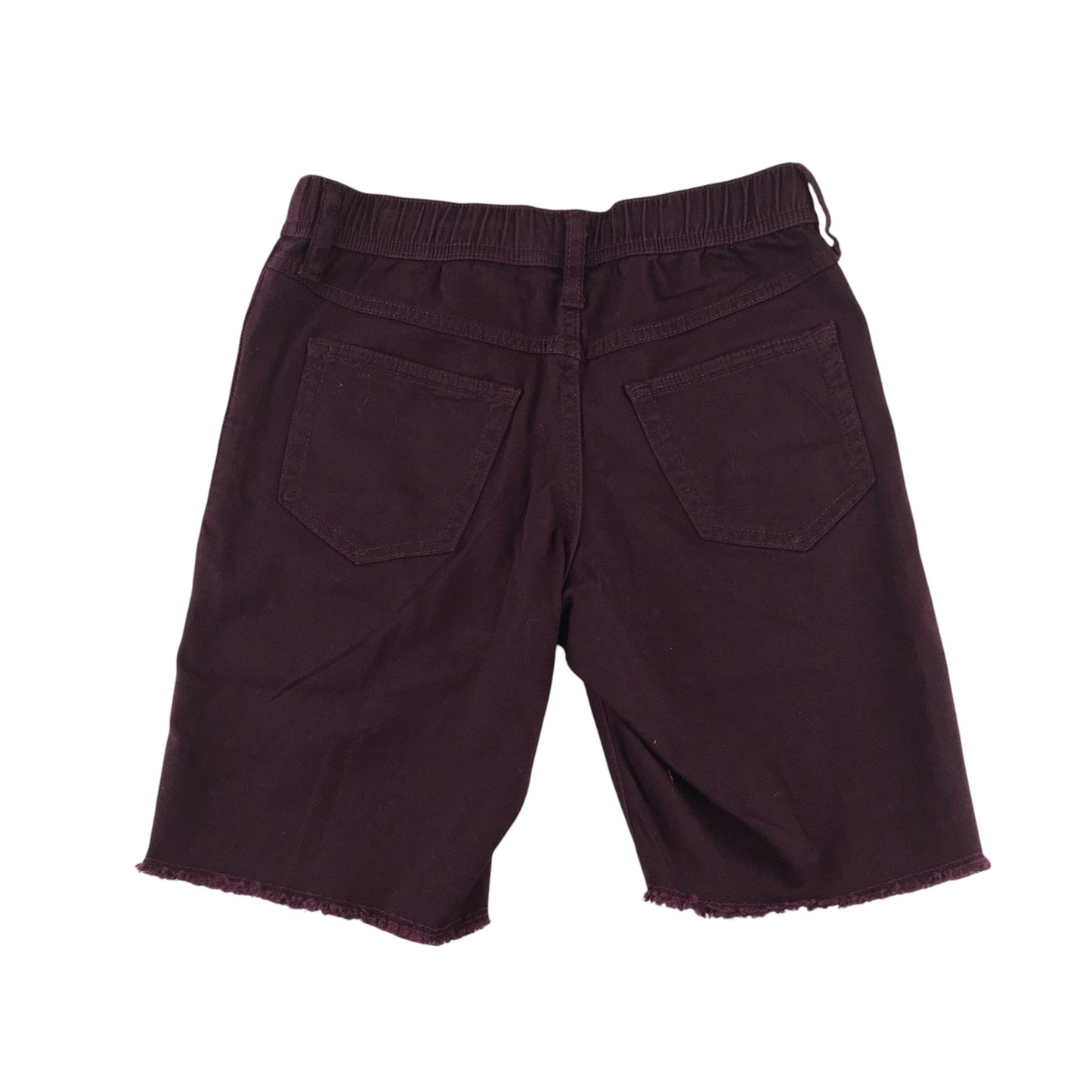 GAP shorts 11-12 years burgundy elasticated with white draw strings