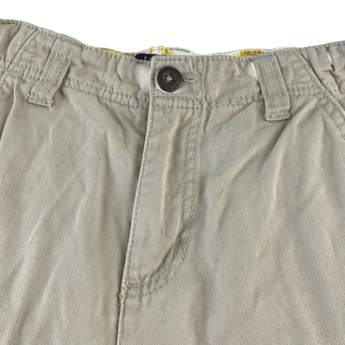 Mini Boden shorts 7-8 years beige cargo style shorts cotton