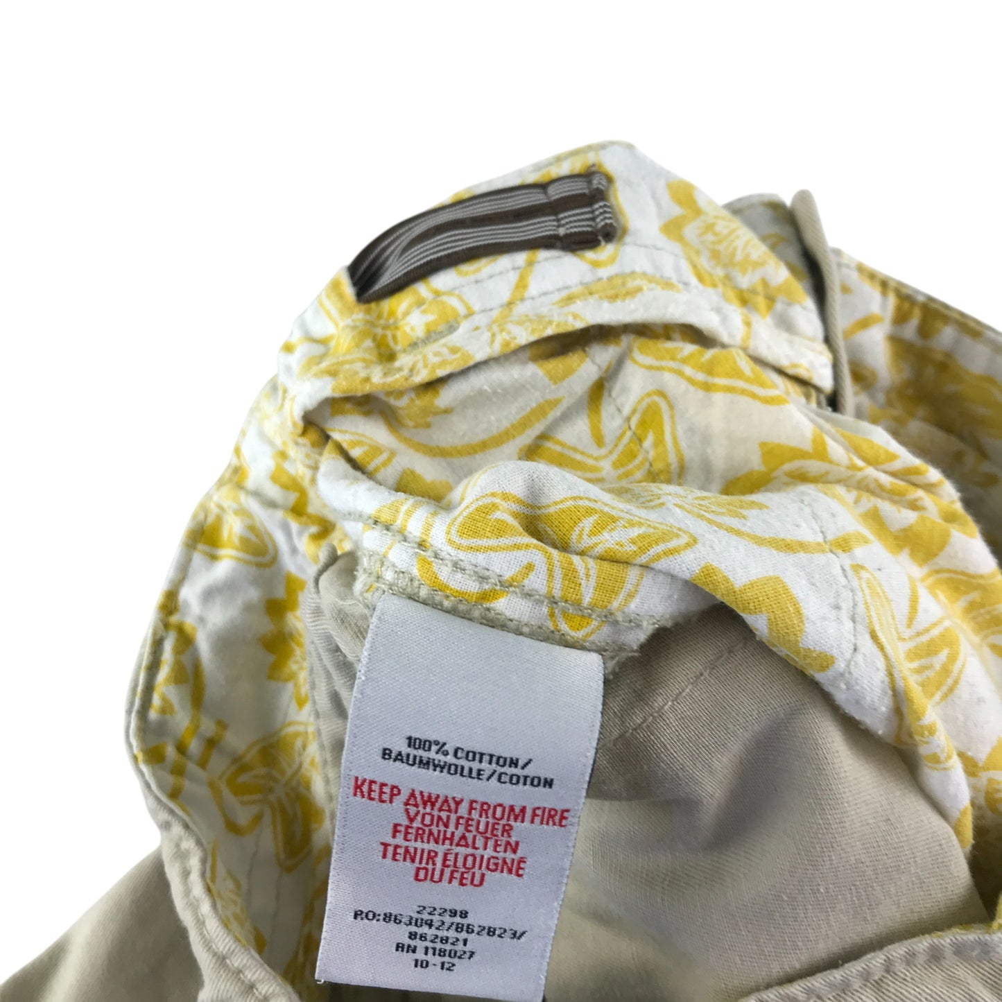 Mini Boden shorts 7-8 years beige cargo style shorts cotton