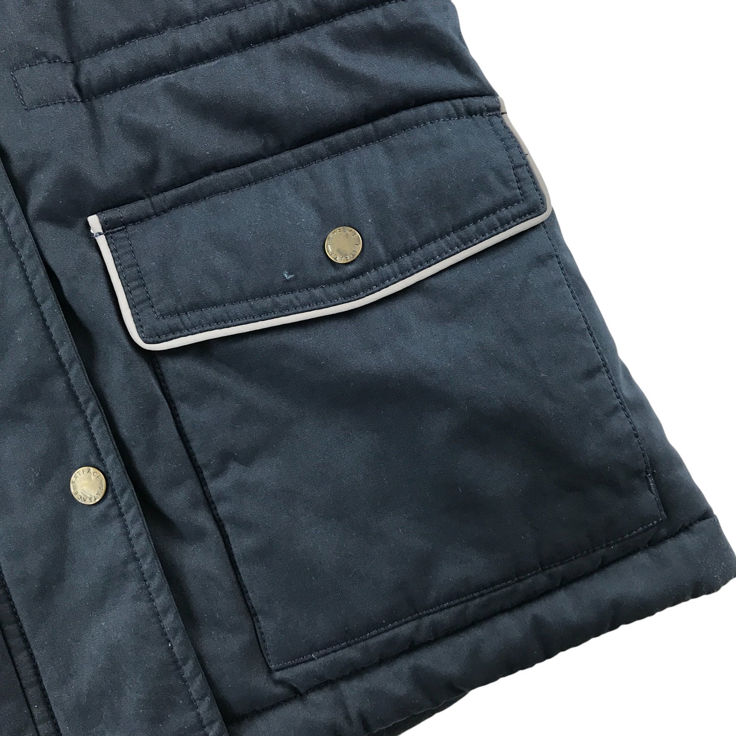 Fatface jacket 12-13 years navy parka fluffy and warm lining