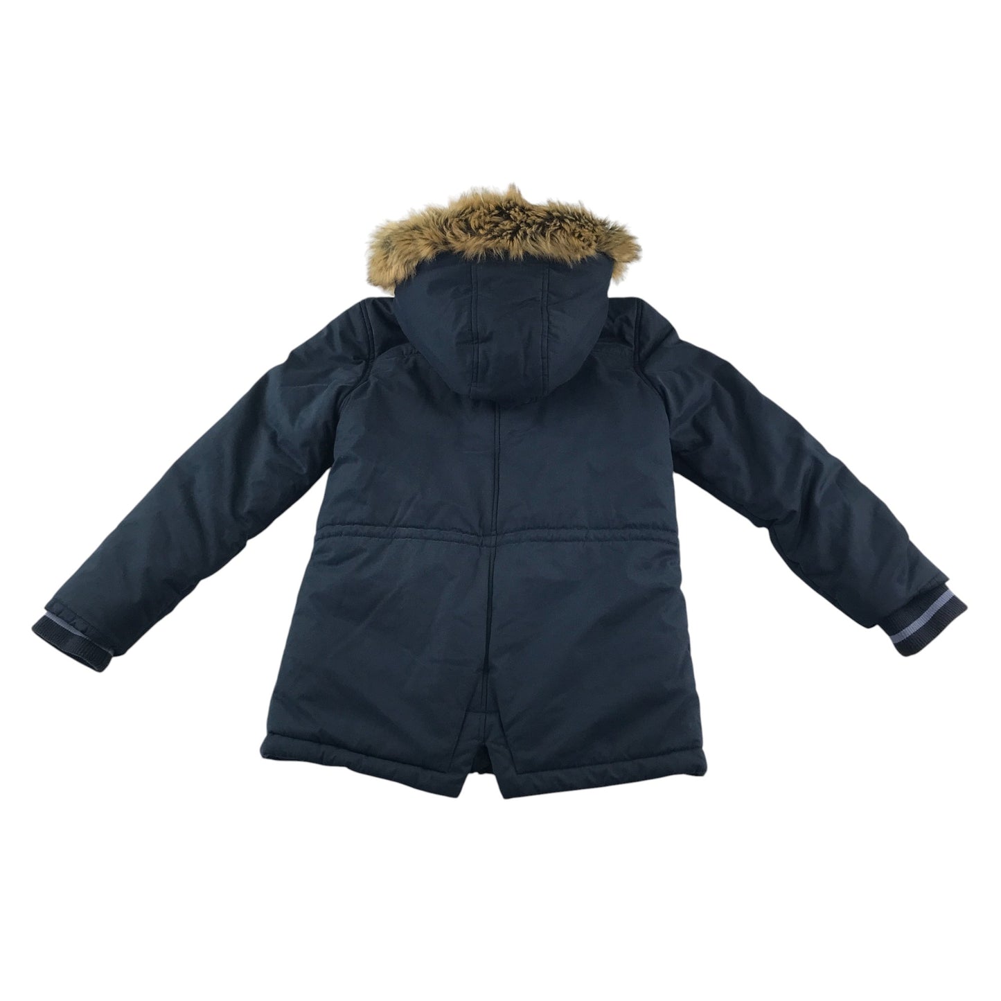 Fatface jacket 12-13 years navy parka fluffy and warm lining