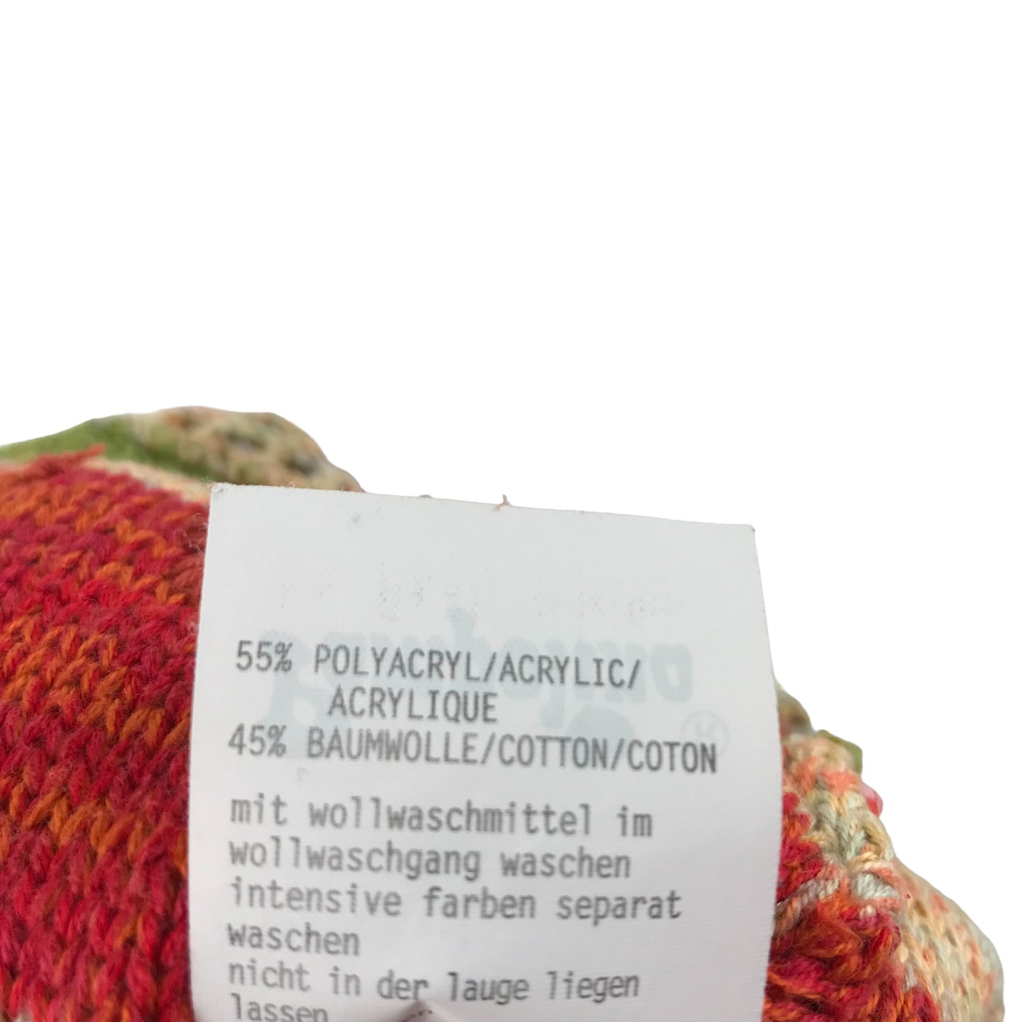 Pampolina Jumper Age 5 Red Green Multicolour Stripy Turtle Neck