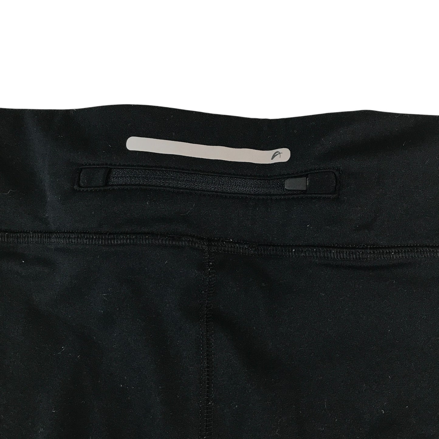 F&F sport leggings women's size 8 black with side panel graphic design