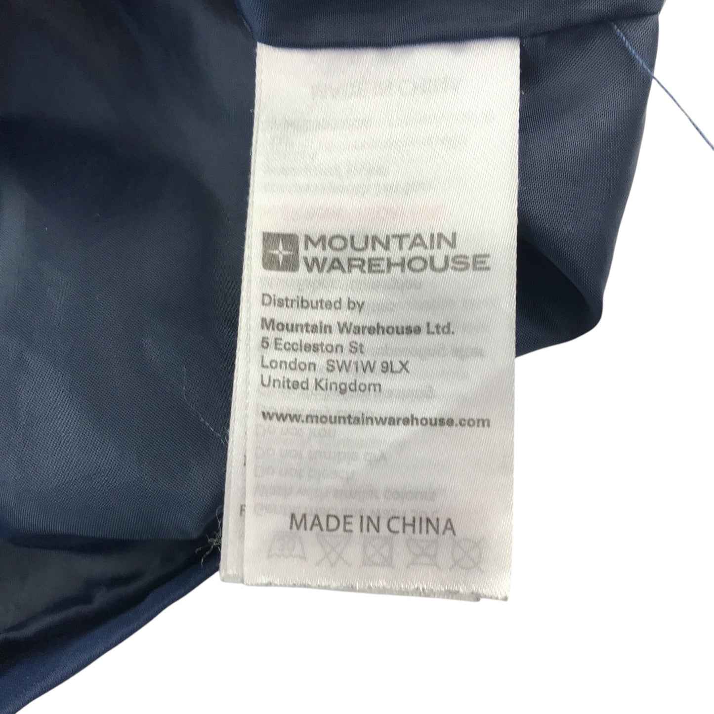 Mountain Warehouse light jacket 9-10 years navy and grey light weight shower proof mesh lining