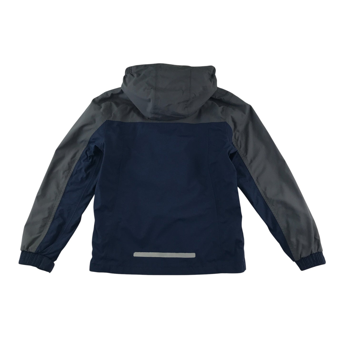 Mountain Warehouse light jacket 9-10 years navy and grey light weight shower proof mesh lining