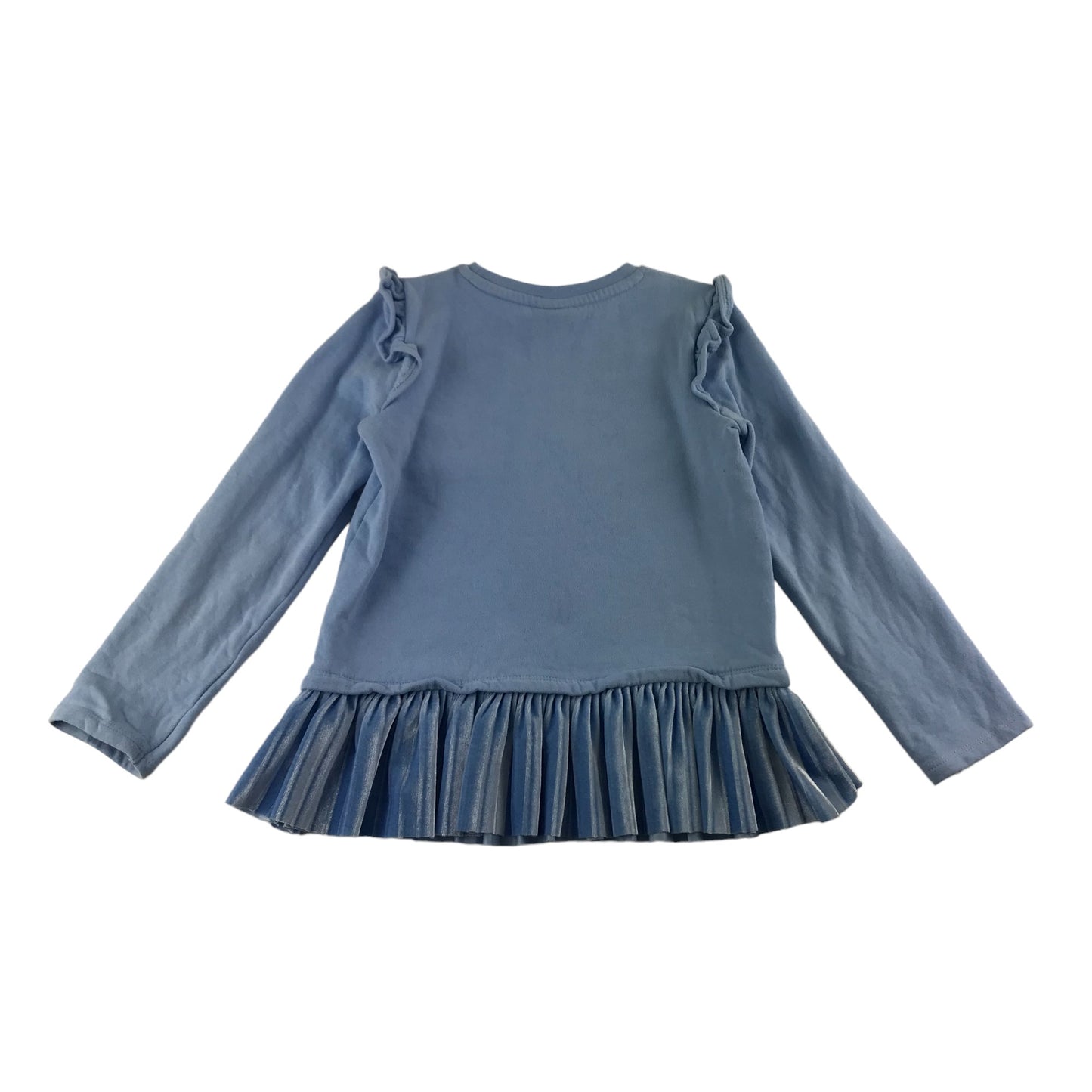 George Sweater Age 6 Blue Disney Frozen Frilled Hem