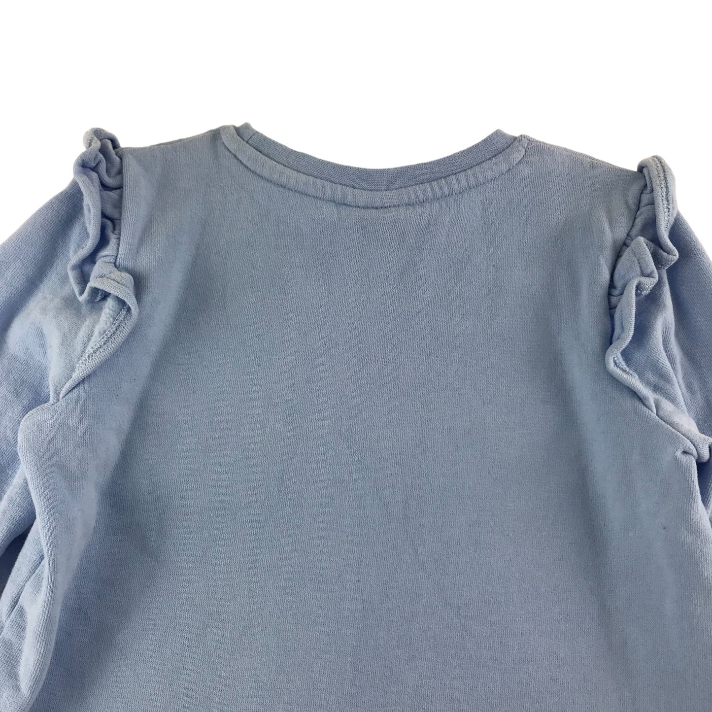 George Sweater Age 6 Blue Disney Frozen Frilled Hem