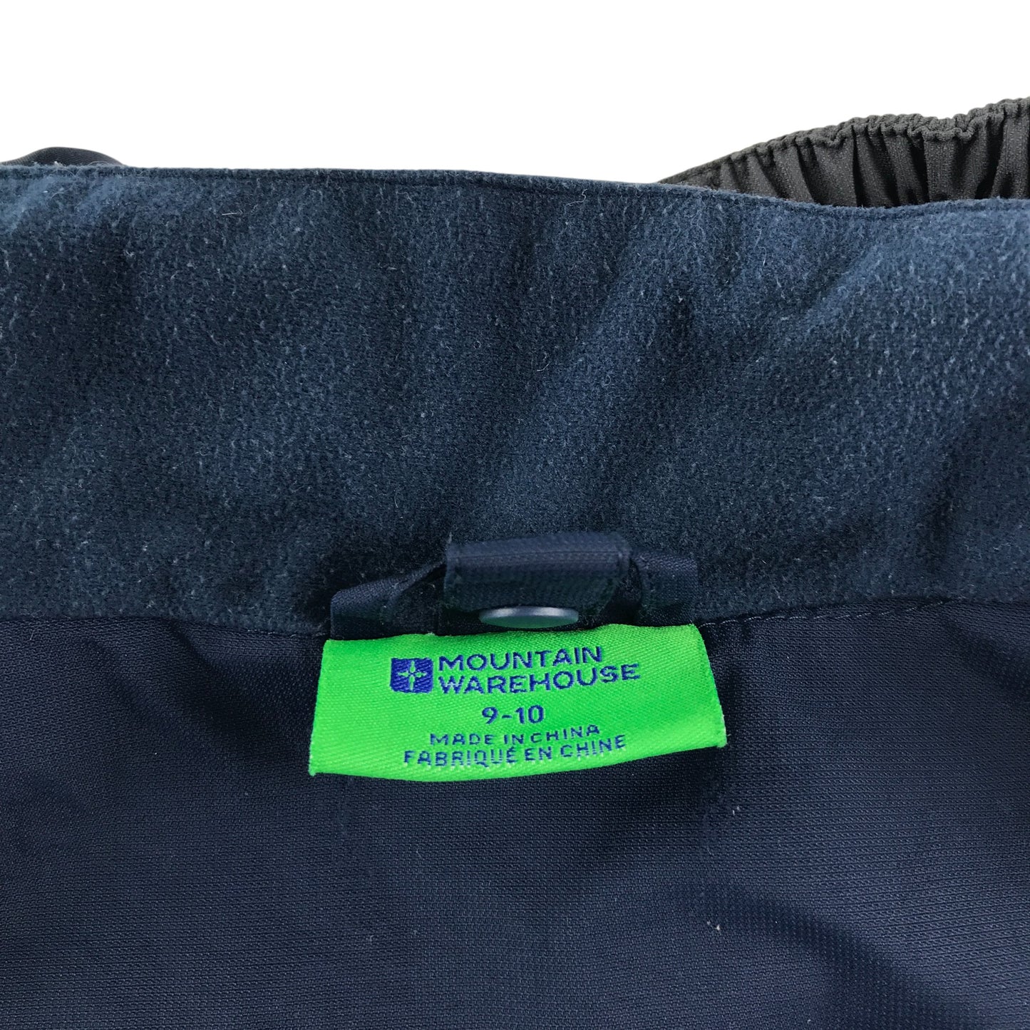 Mountain Warehouse light jacket 9-10 years navy and grey light weight shower proof mesh lining