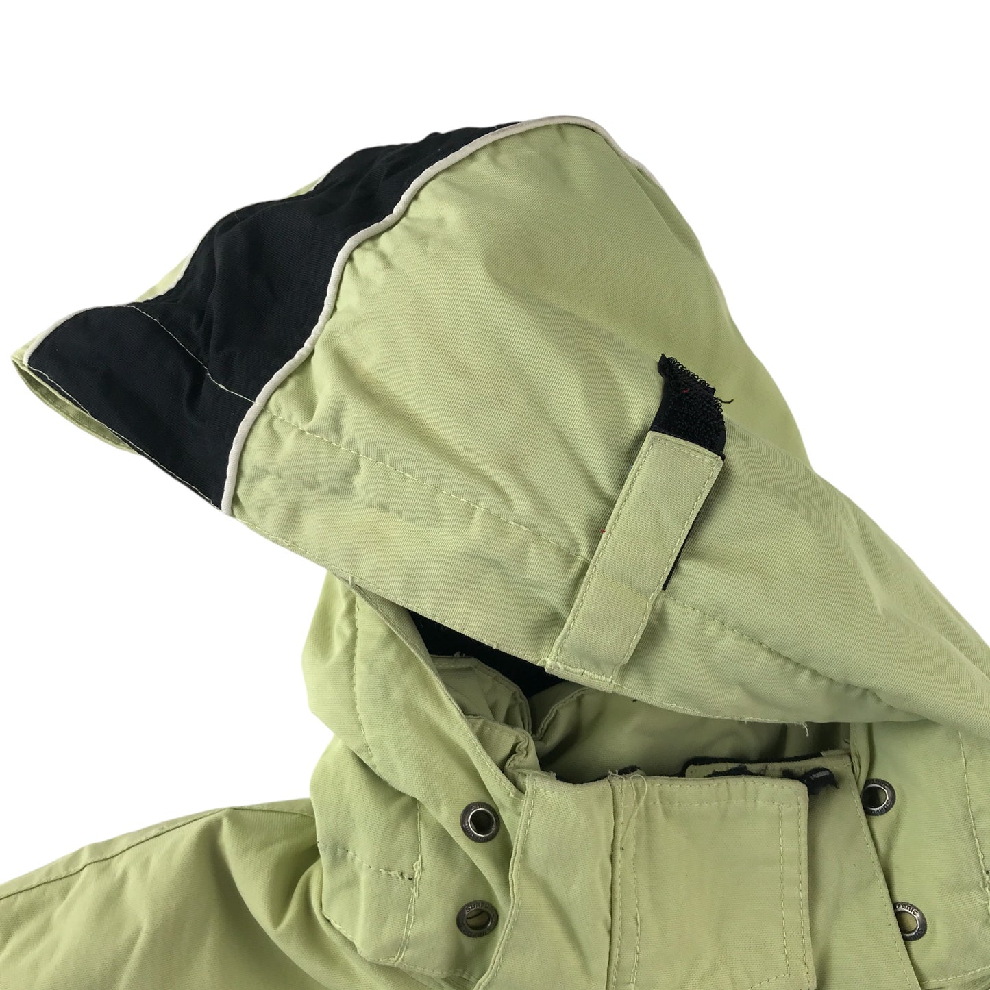 Surfanic 3000 ski jacket 9-10 years light green fleece lining waterproof