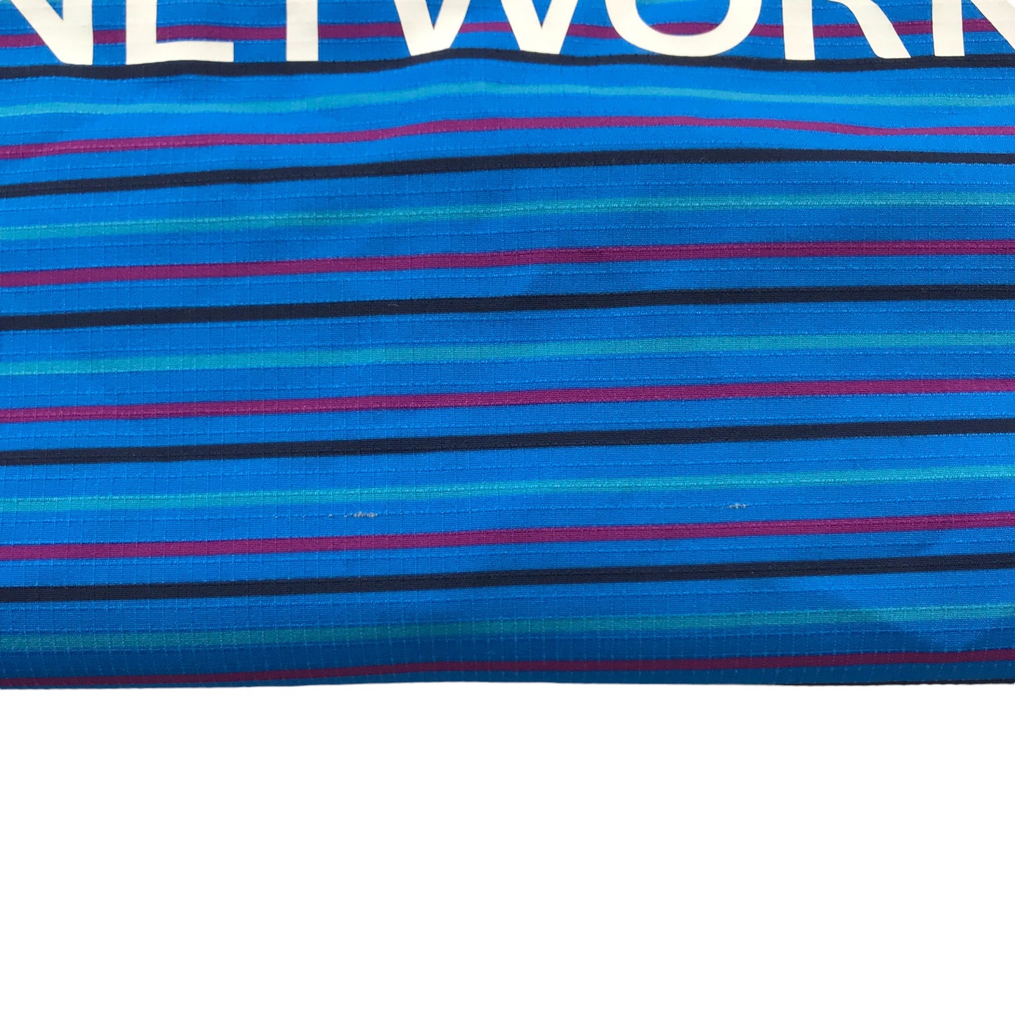 Macron Rugby Top Men's S Blue with Black and Purple Stripes