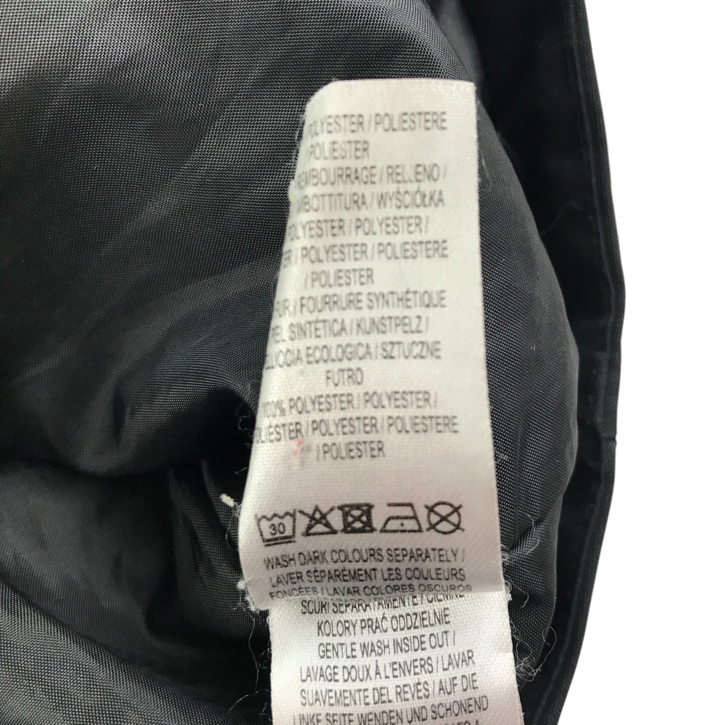 Peter Storm jacket 9-10 years black waterproof hard shell warm lining