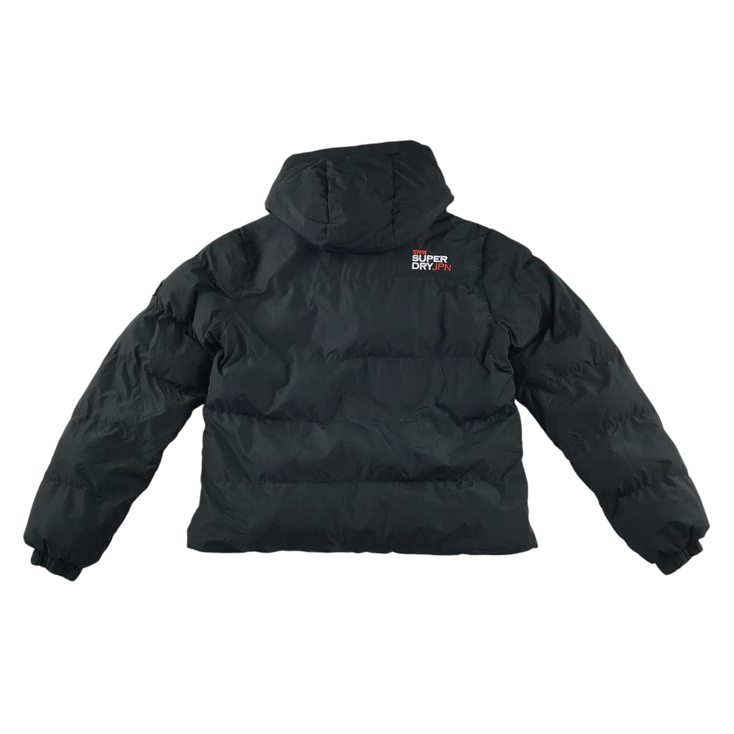 SuperDry jacket women's S black warm lining puffer water resistant