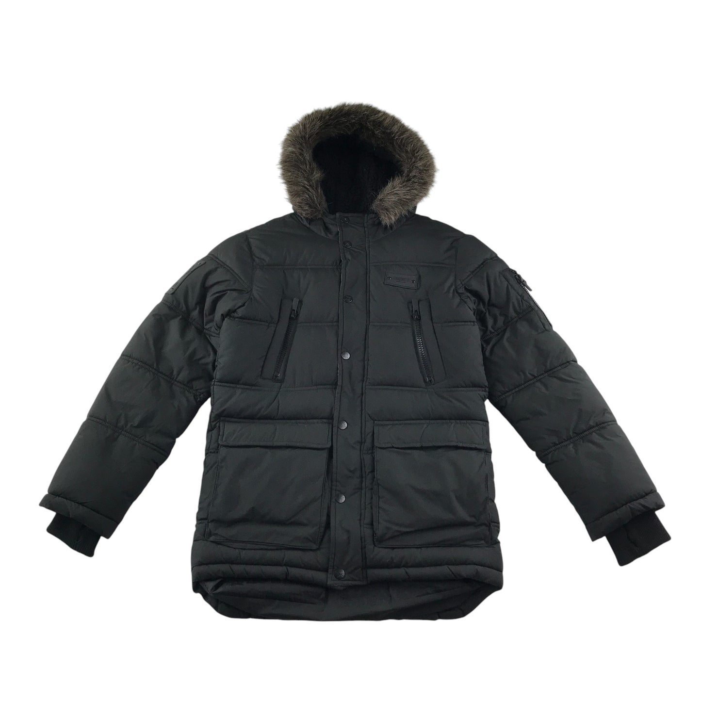 Sonneti jacket 12-13 years black parka warm lining