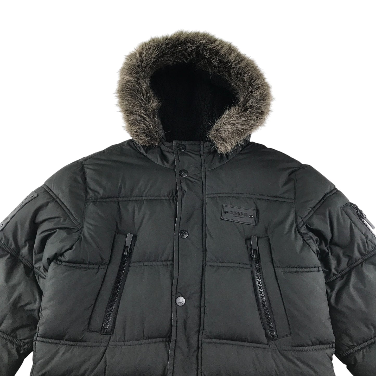 Sonneti jacket 12-13 years black parka warm lining