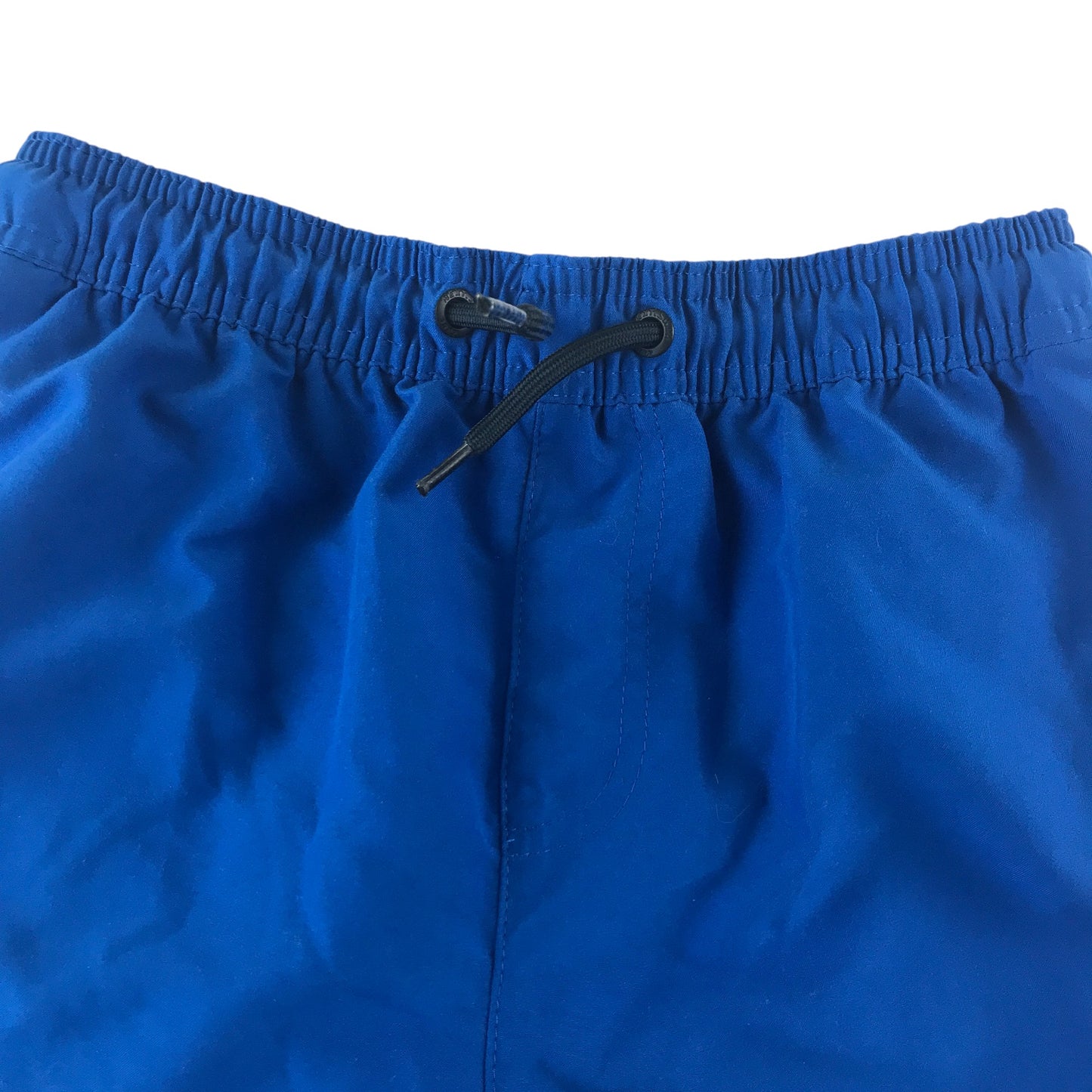 Next swim trunks 9-10 years blue plain with mesh lining