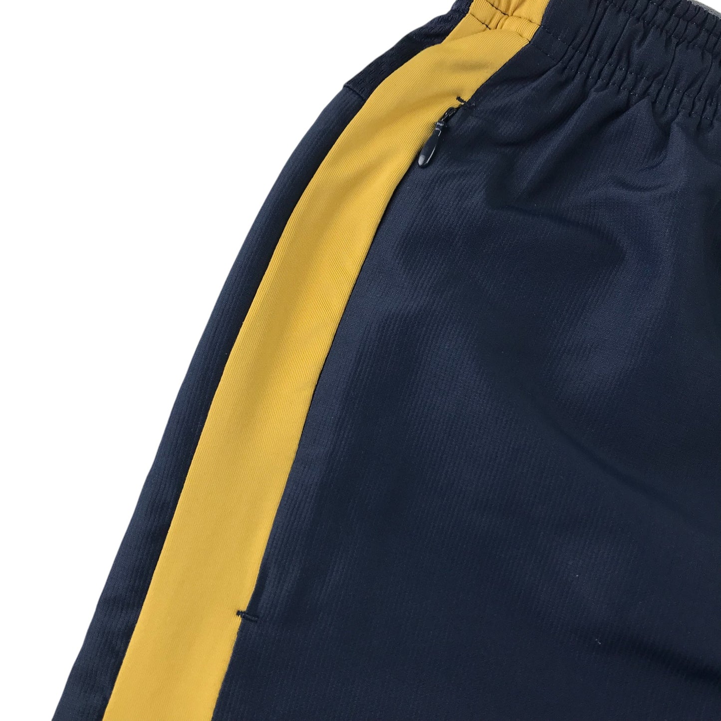 Macron Sports Joggers Set Men's M Navy and Yellow Detailing Mesh Lining