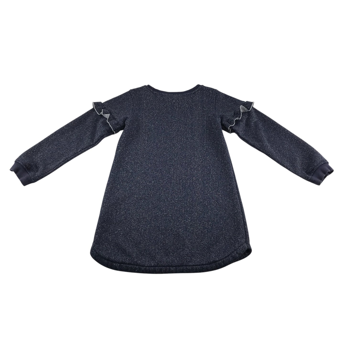 Joules Dress 7-8 years navy long sleeve with frilling