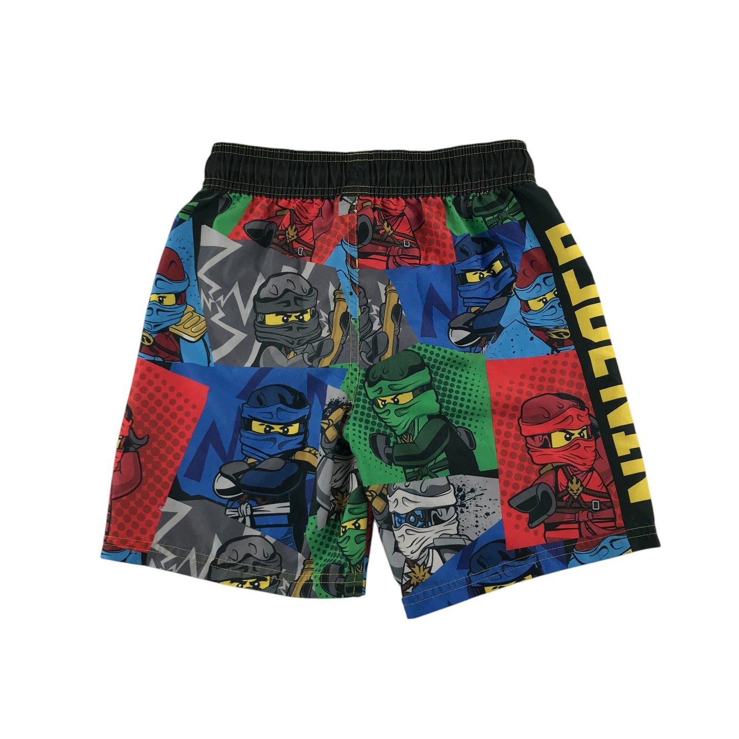 Nutmeg swim trunks 7-8 years multicolour Ninjago pattern