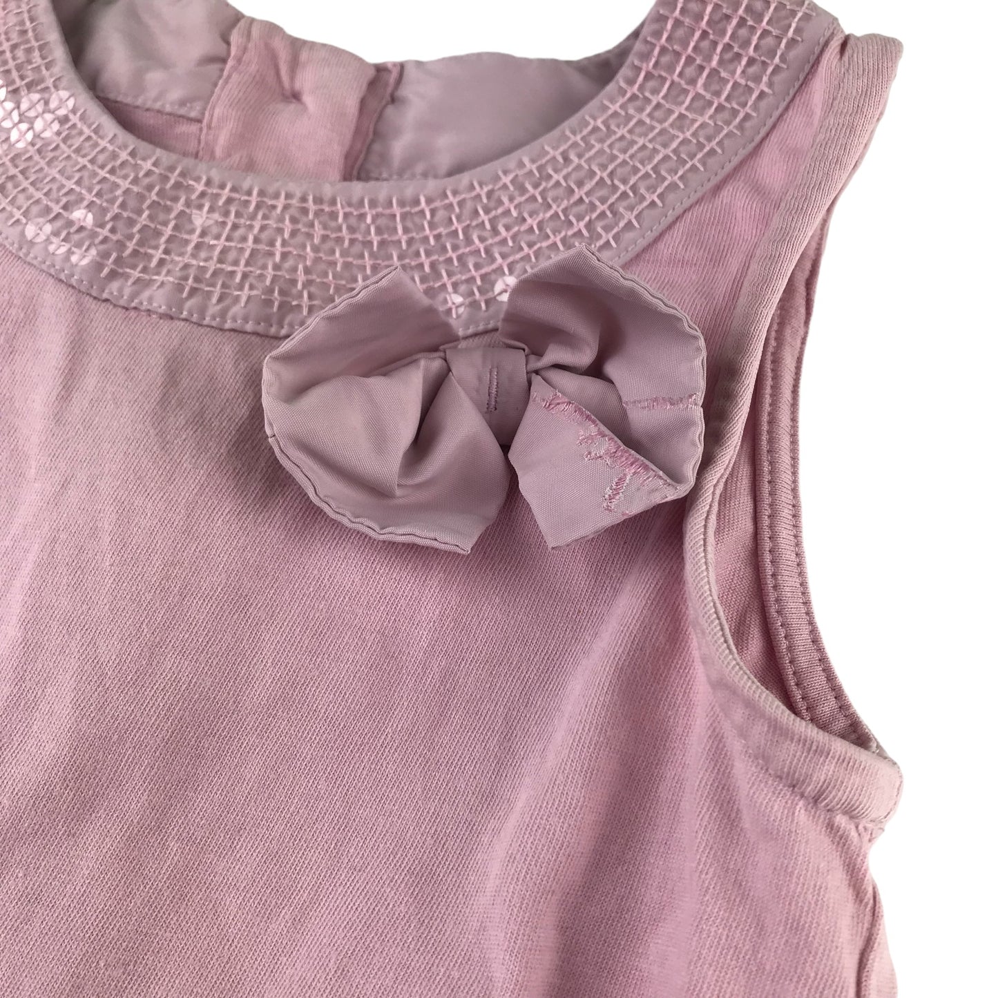 M&S dress 5-6 years light pink sleeveless party