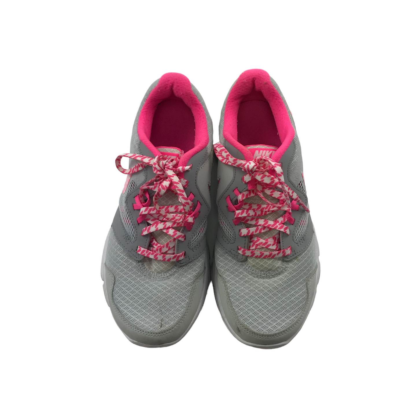 Nike Flex Experience RN 3 Grey and Pink Trainers Shoe Size 4.5