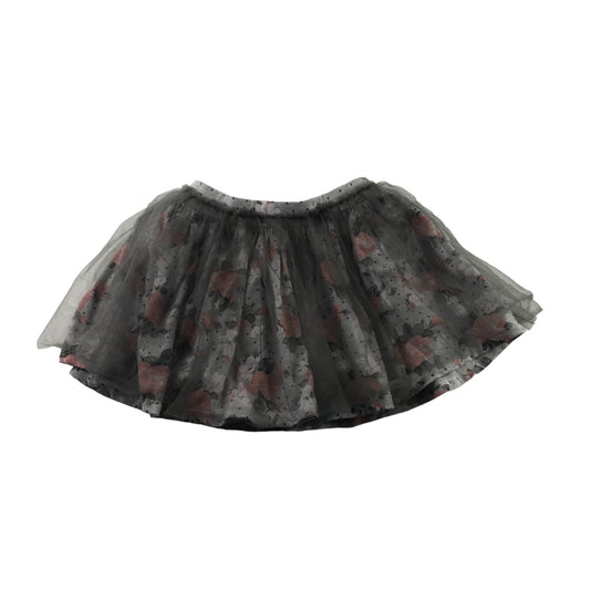 Mayoral Skirt Age 5 Grey Tulle Floral Print