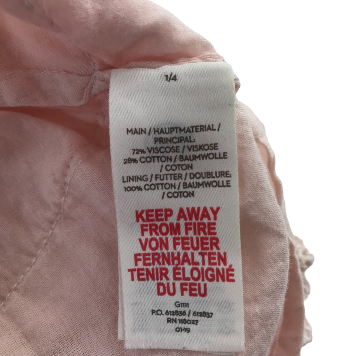 Repaired Boden dress 6-7 years light pink layered frills REPAIRED