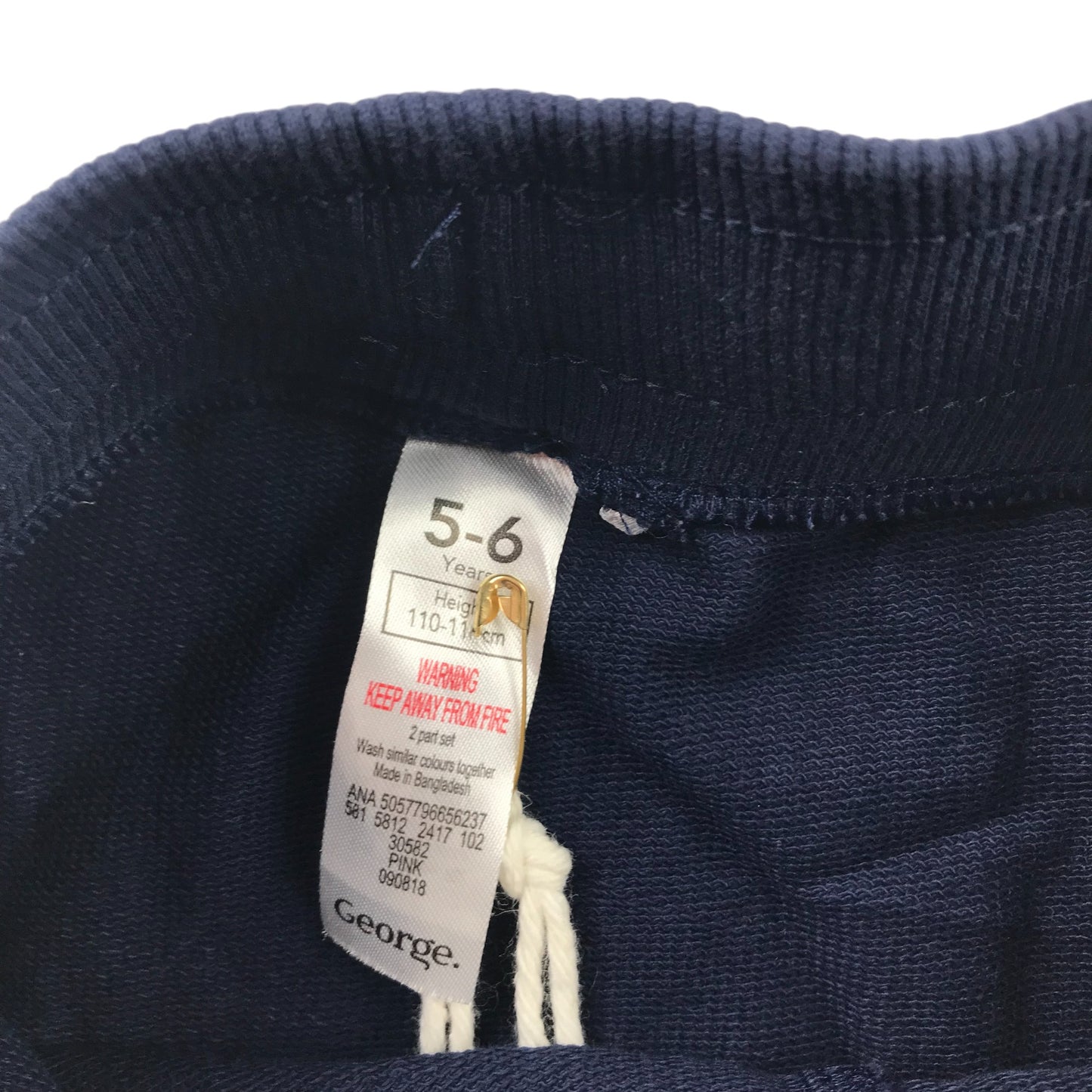 George Skirt Age 5 Navy Blue A-Line