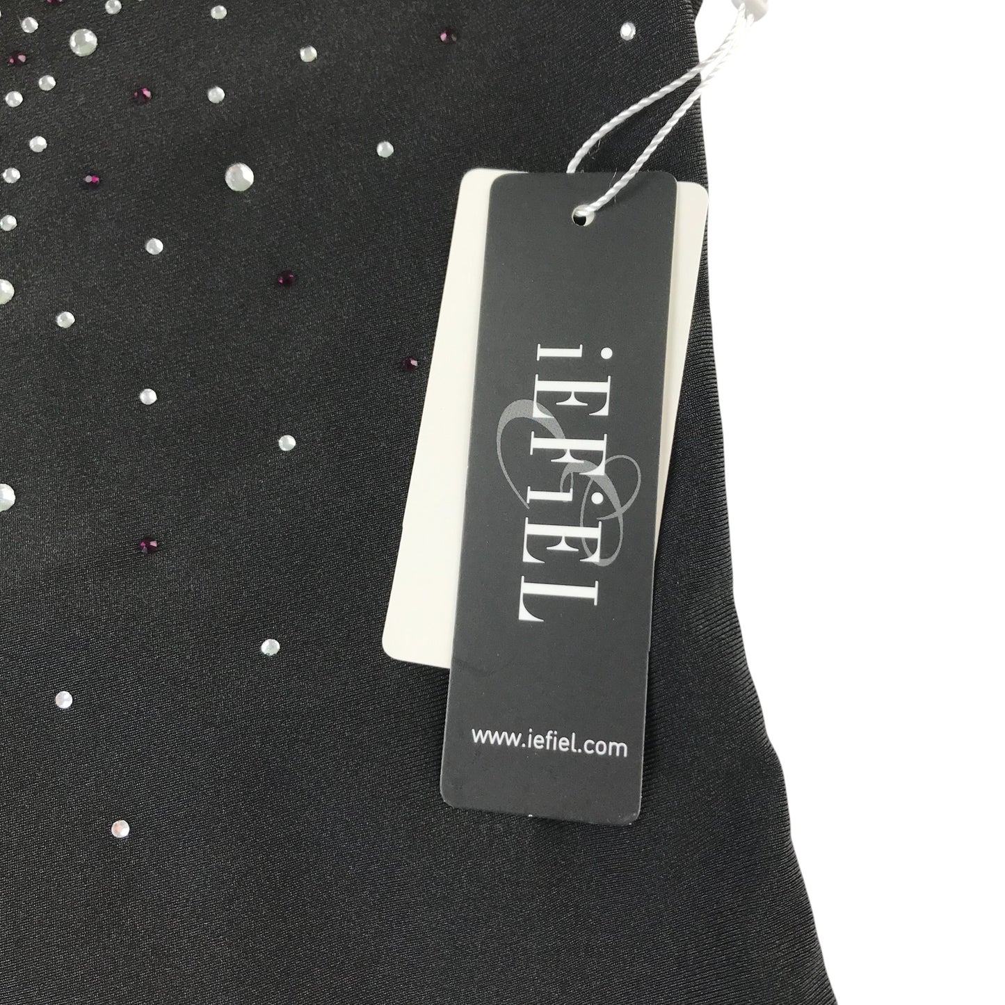 iEFiEL leotard 9-10 years black and yellow with gems