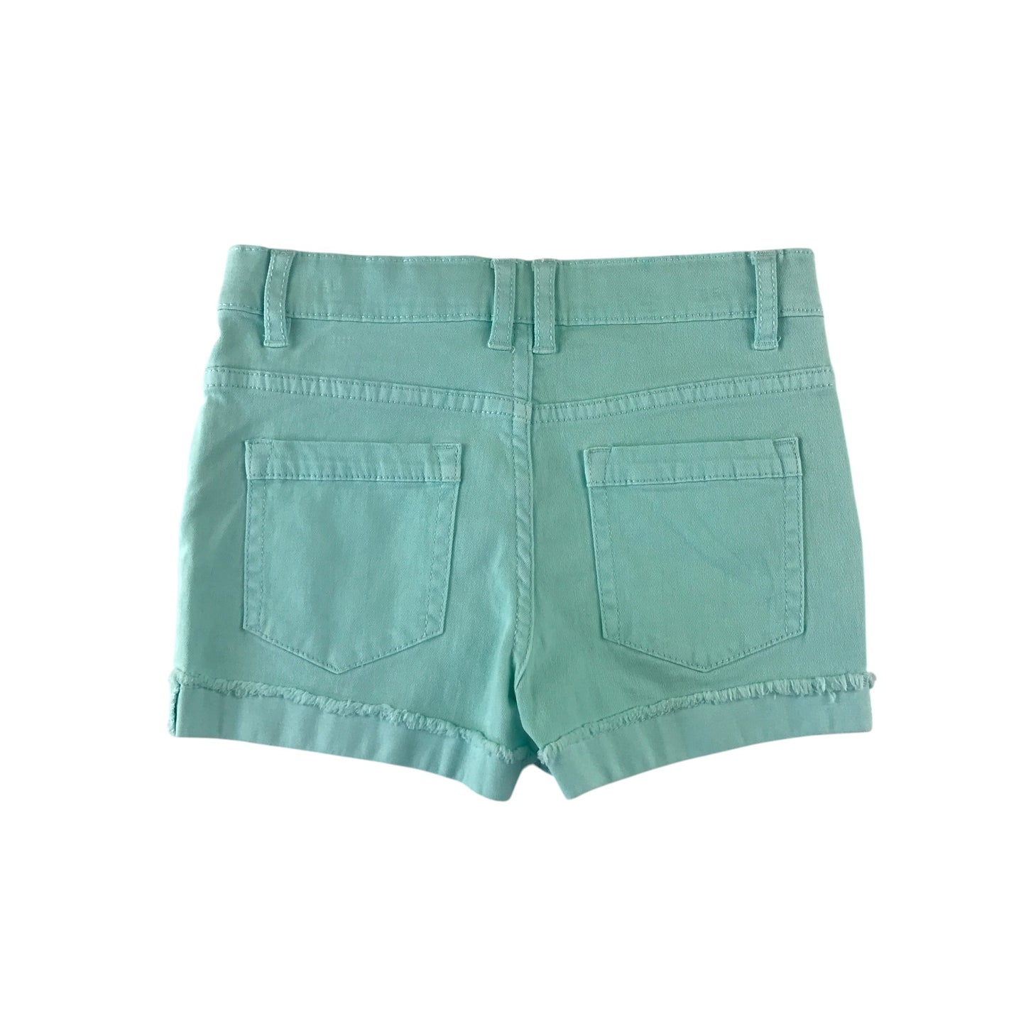 Primark shorts 6-7 years light blue denim mid rise adjustable waist