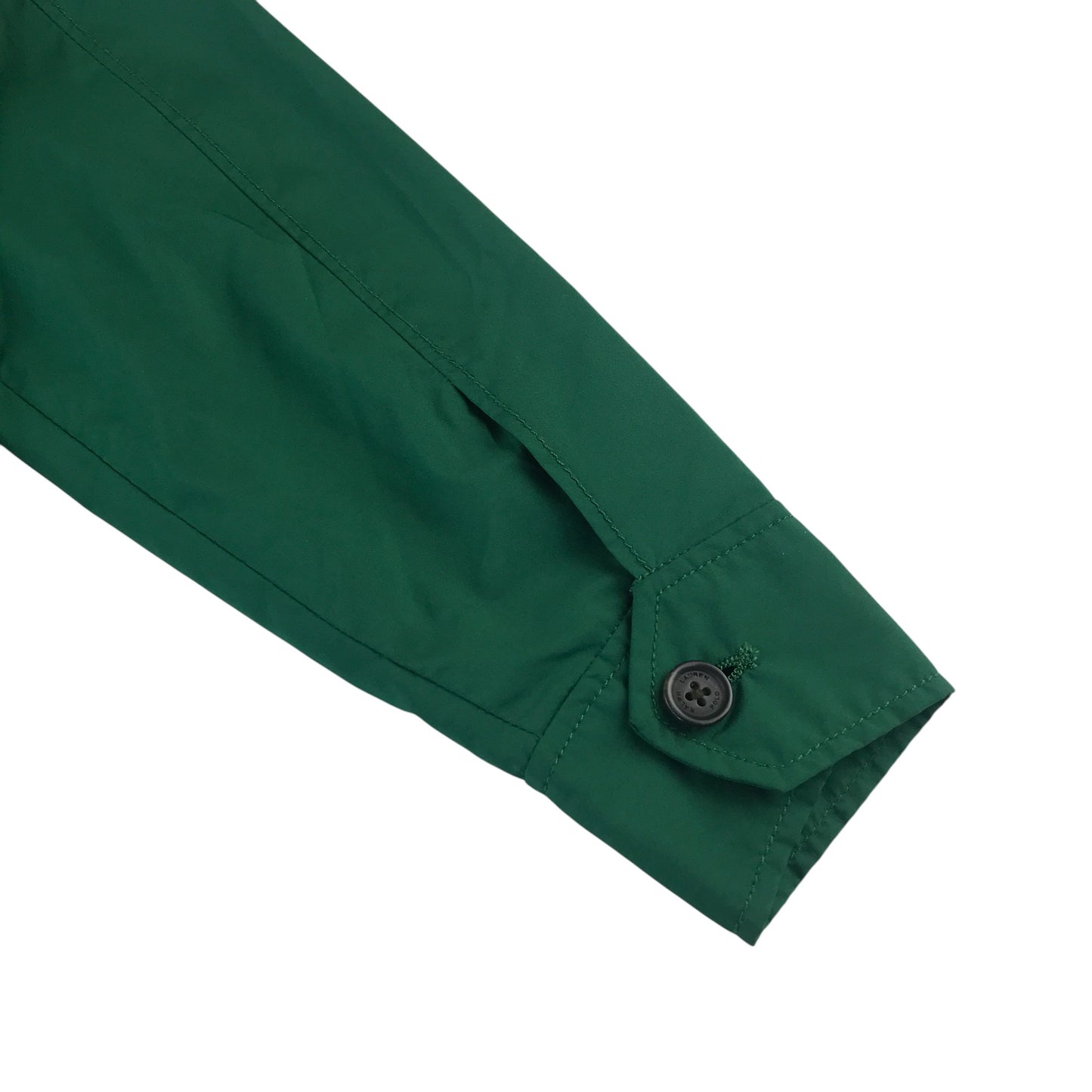 Polo Ralph Lauren light jacket 4-5 years green plain with black logo