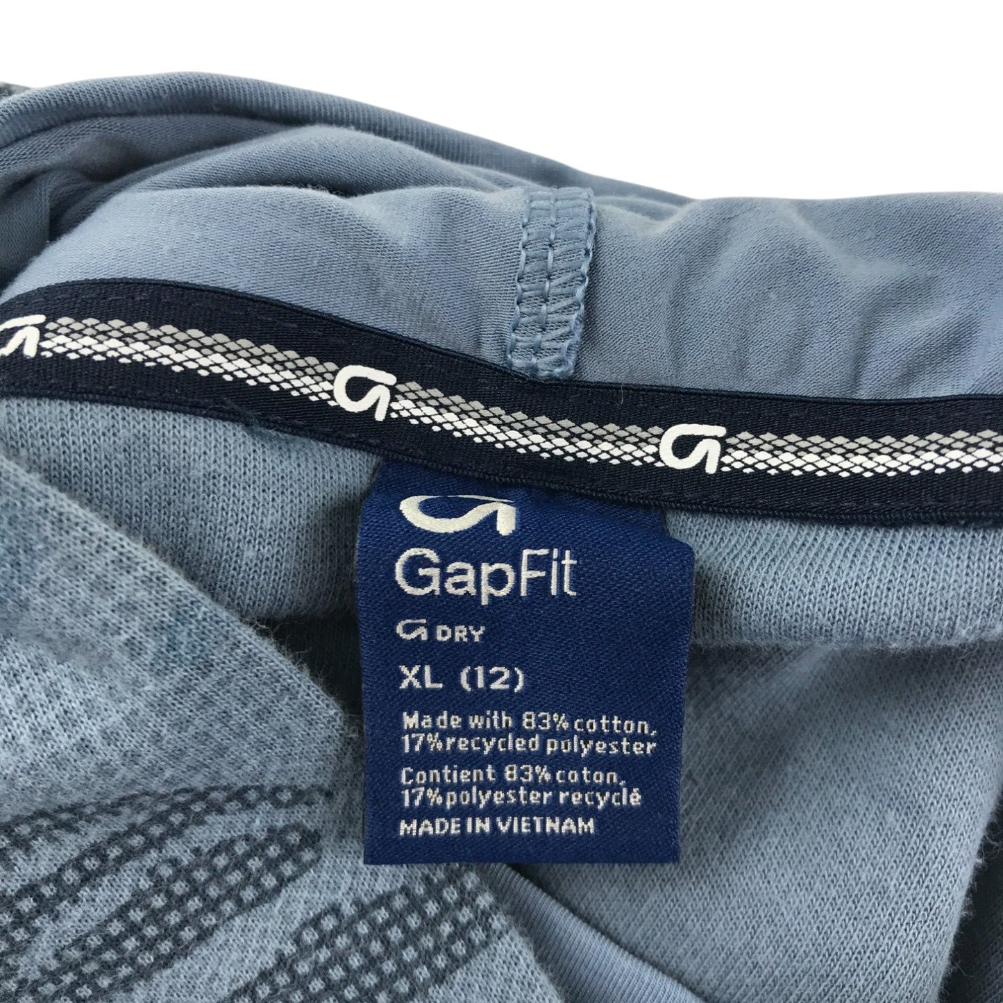 GAP hoodie 12-13 years blue camo design print