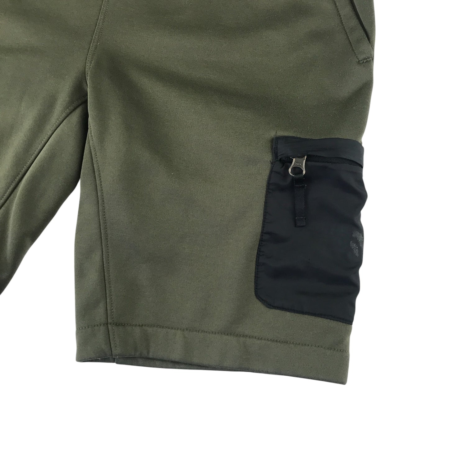 The North Face shorts 11-12 years khaki jersey elasticated waist