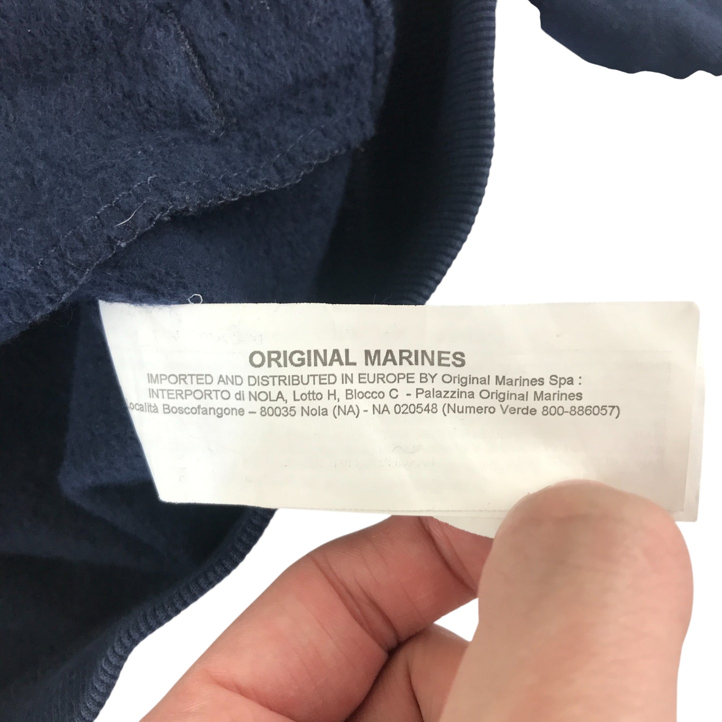 Original Marines sweater 9-10 years navy New York style graphics cotton