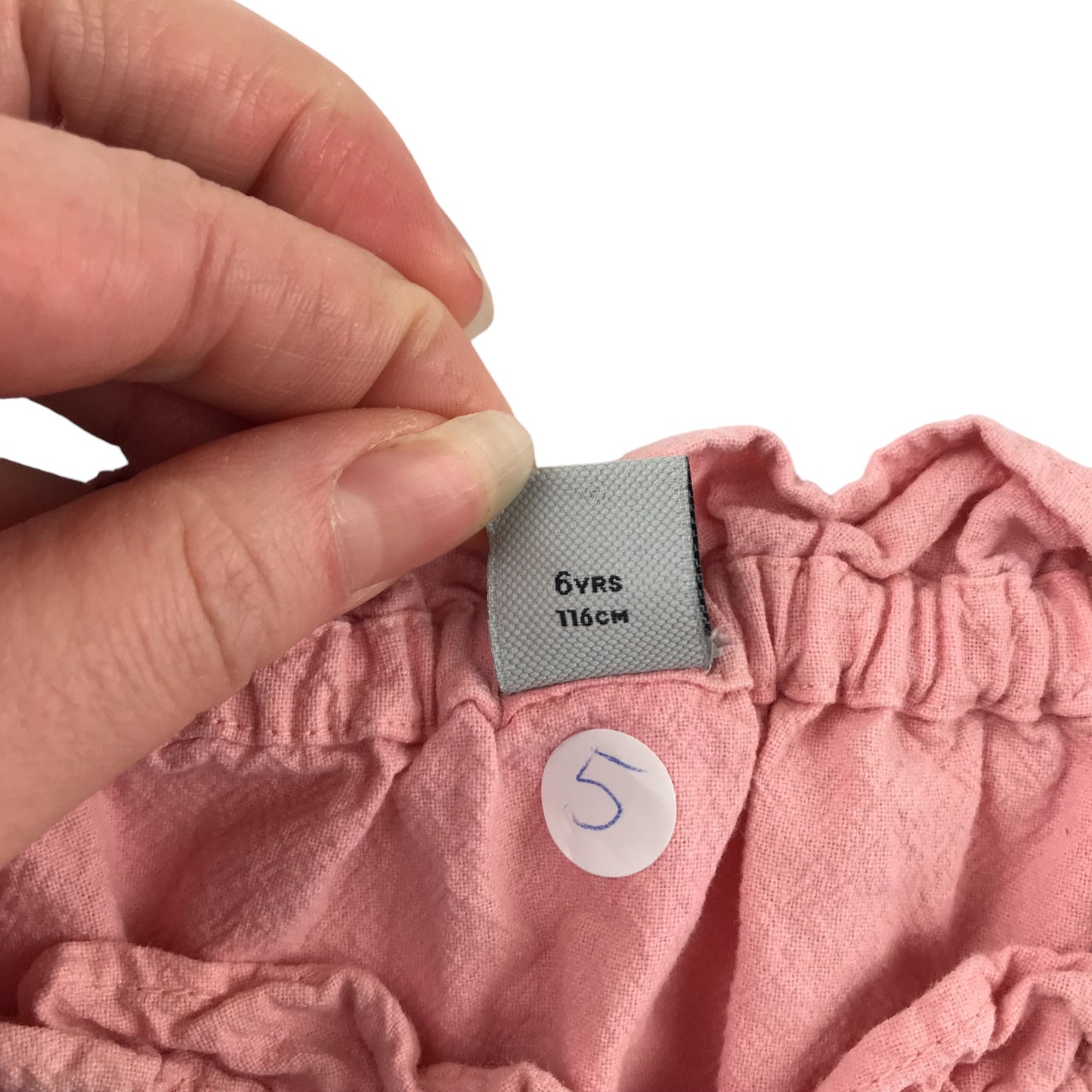 Tu Playsuit Age 6 Pink and White Tie Dye Pattern Jersey