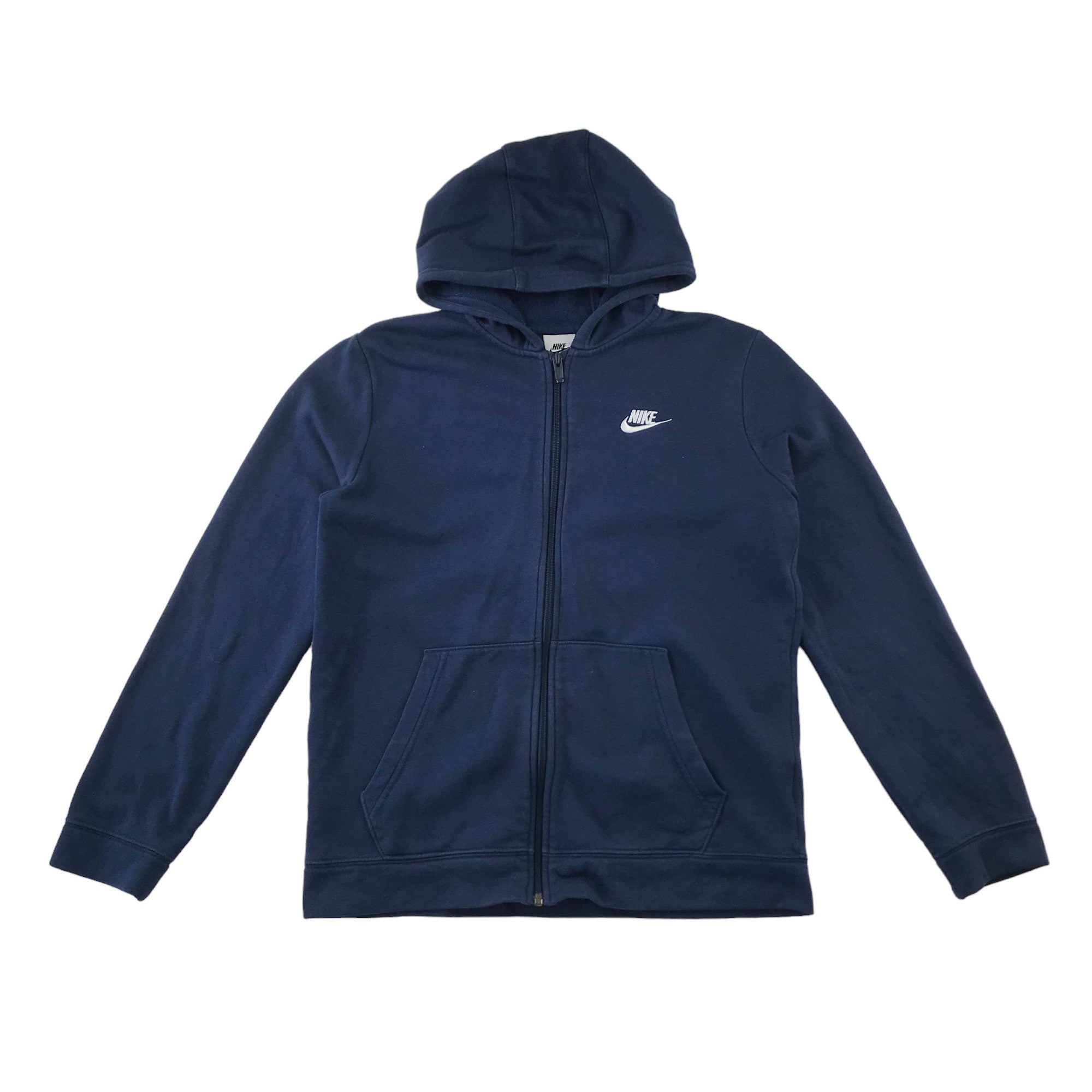 Nike zip up hoodie blue best sale