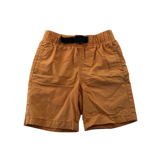 Gap Shorts Age 5 Orange Pull Up Adjustable Buckle Cotton