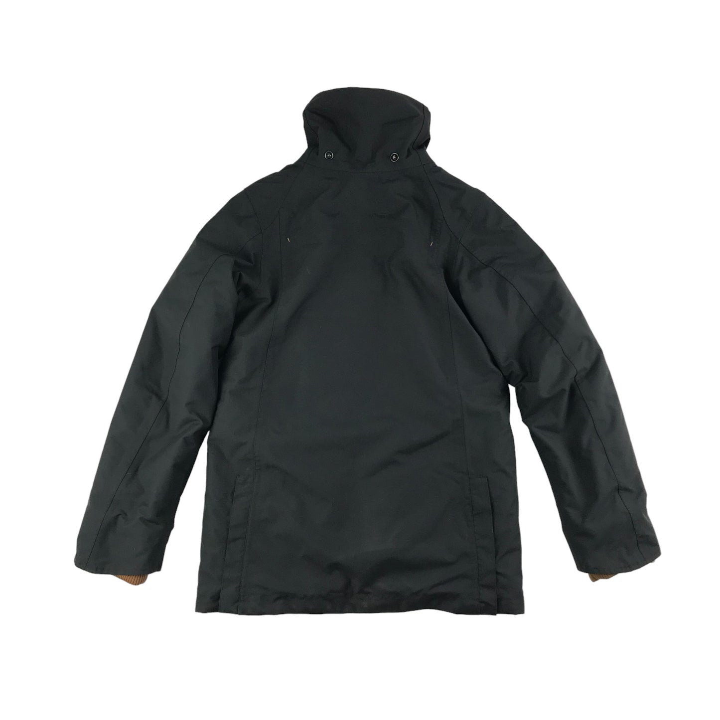 Decathlon Fouganza Jacket Age 11 Dark Grey Warm Lined High Collar