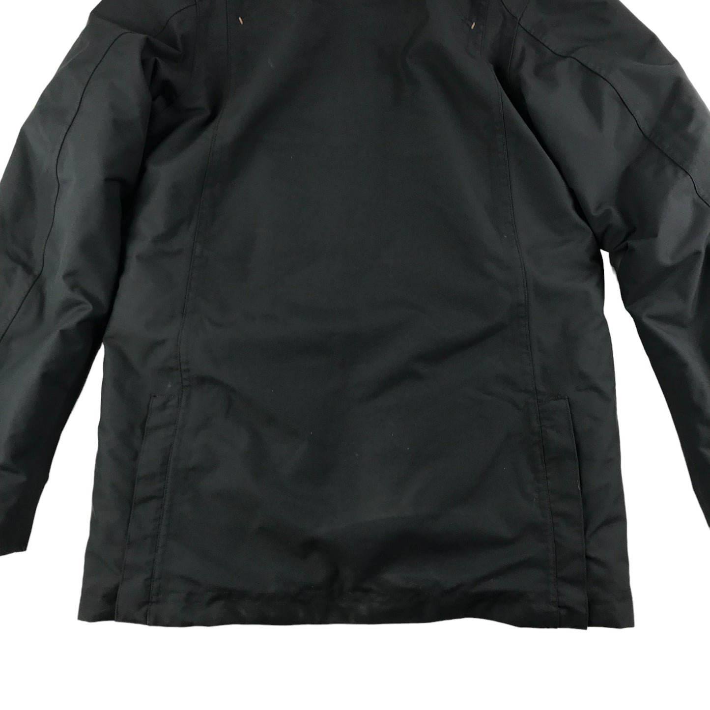 Decathlon Fouganza Jacket Age 11 Dark Grey Warm Lined High Collar