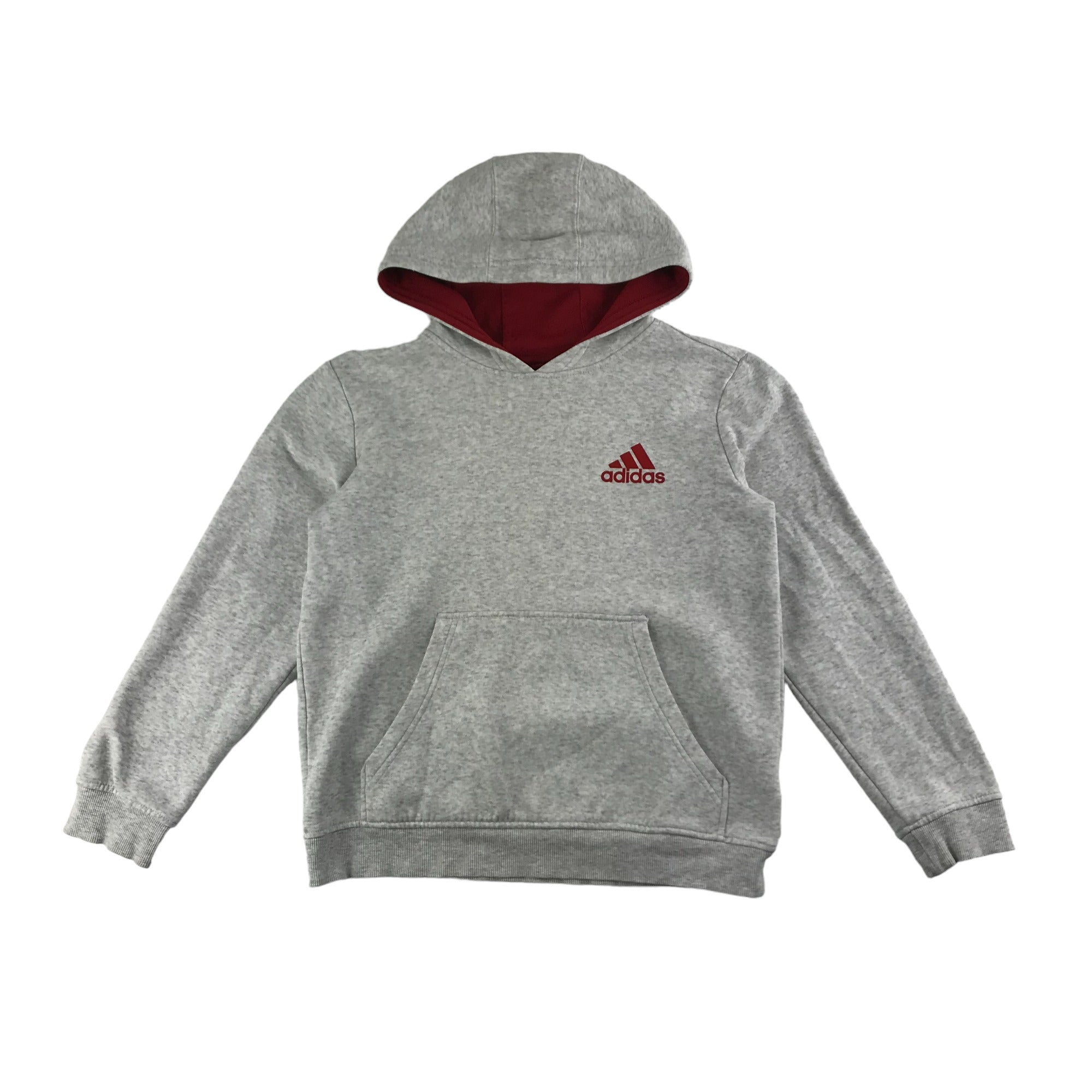 Gray and cheap red adidas hoodie