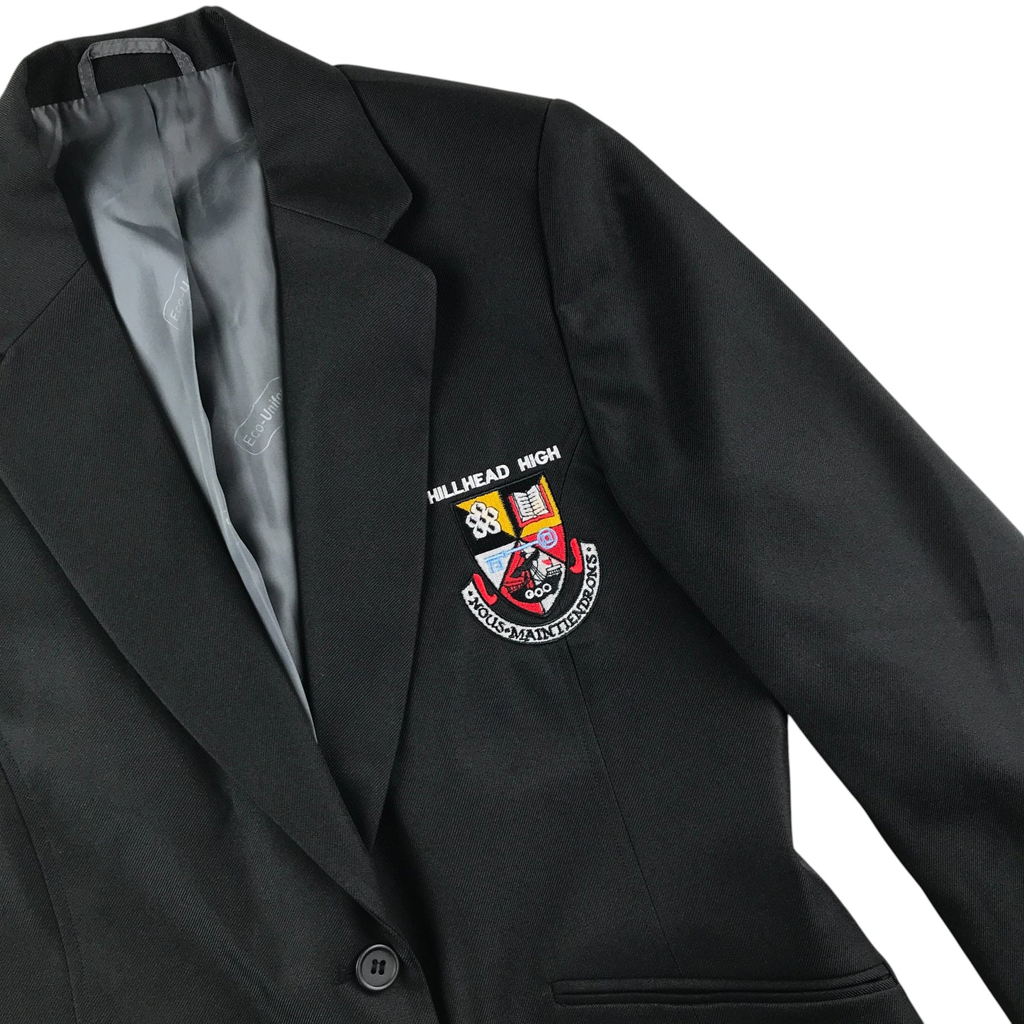 Hillhead High School Black Blazer Girl Style