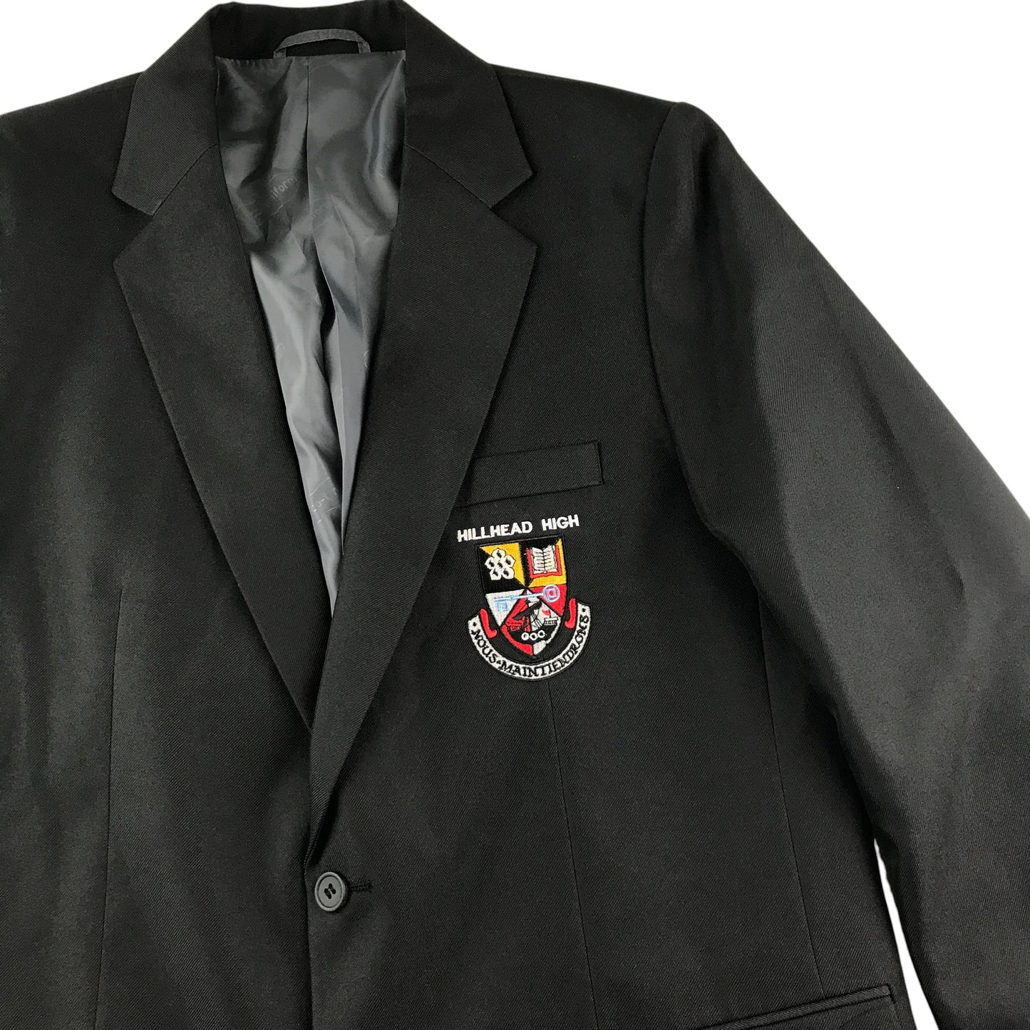 Hillhead High School Black Blazer Boy Style