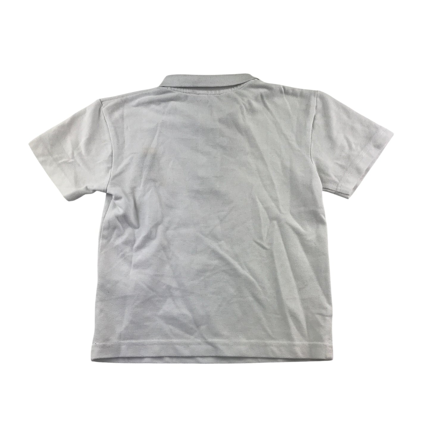 Hyndland PS Primary white polo shirt short sleeve