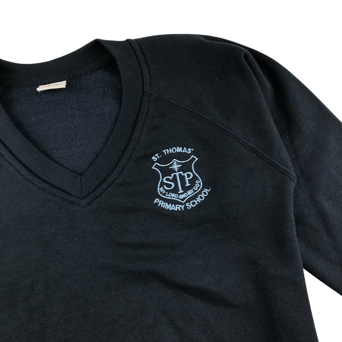 St. Thomas PS Primary navy v-neck Sweatshirt