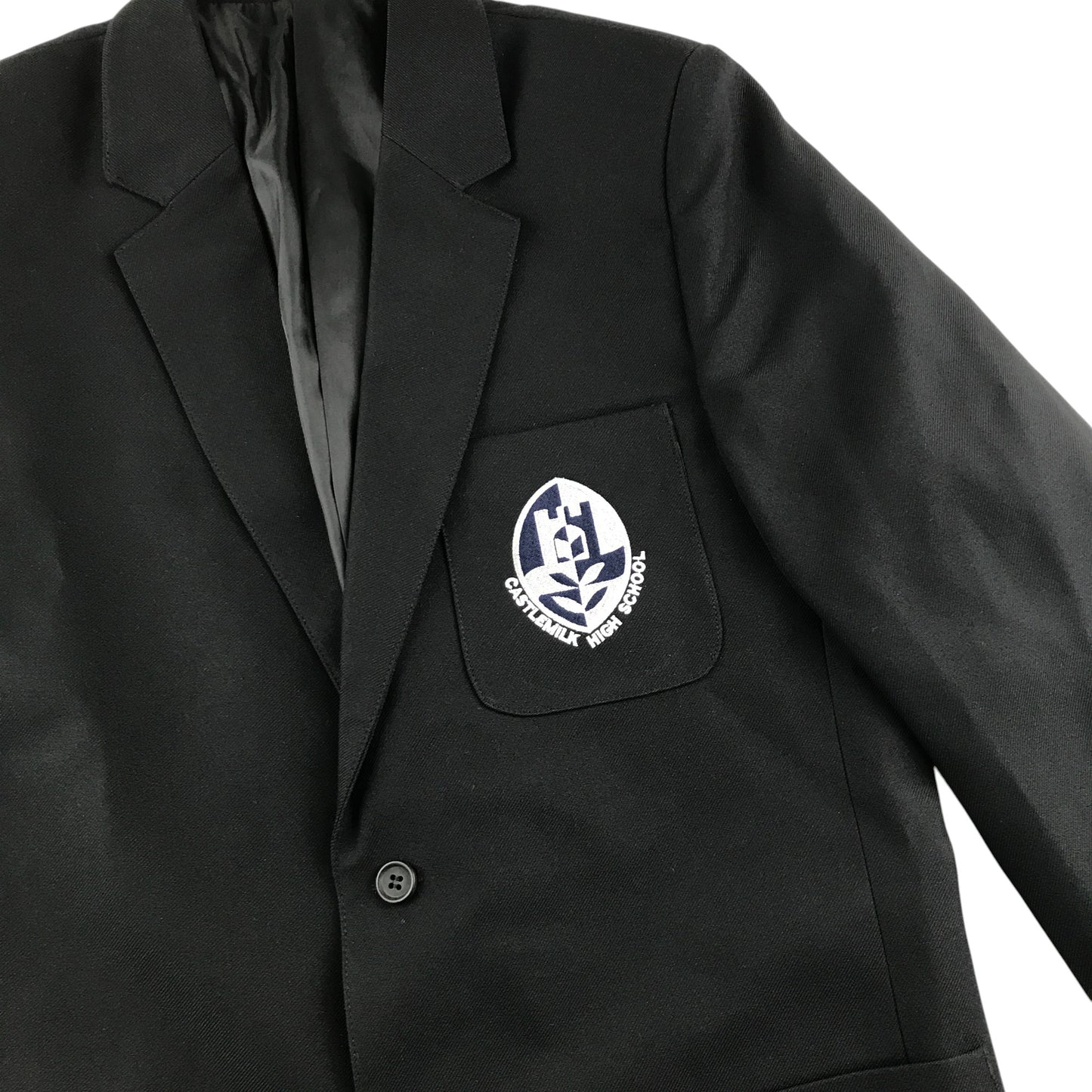 Castlemilk High School Black Blazer Boy Style