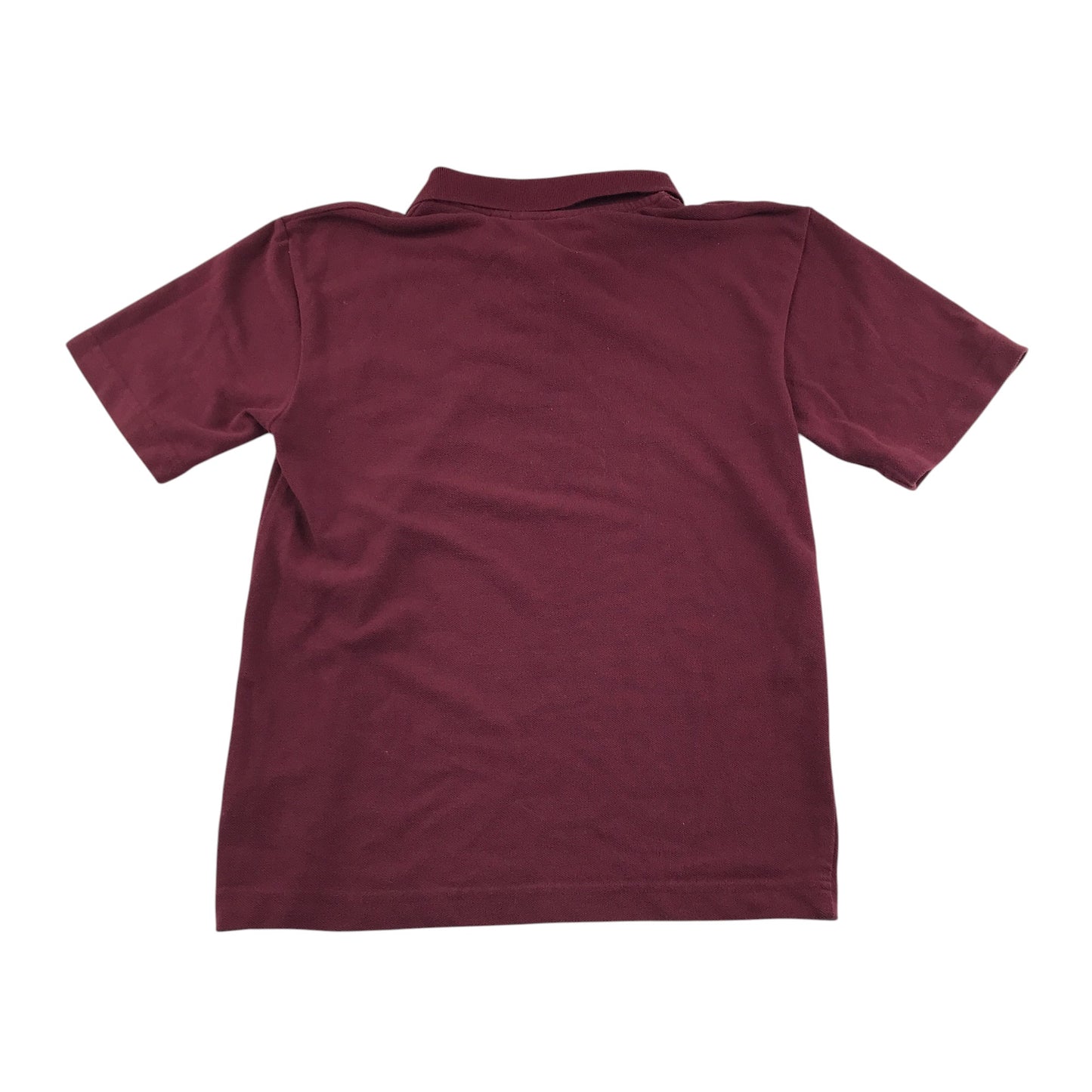 Castleton PS Primary burgundy polo shirt short sleeve